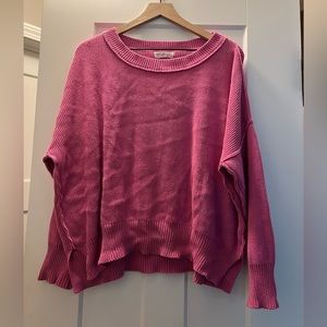 CJLA pink sweater, size S/M